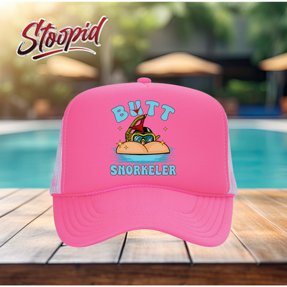 Butt Snorkeler Stoopid Original Trucker Hat