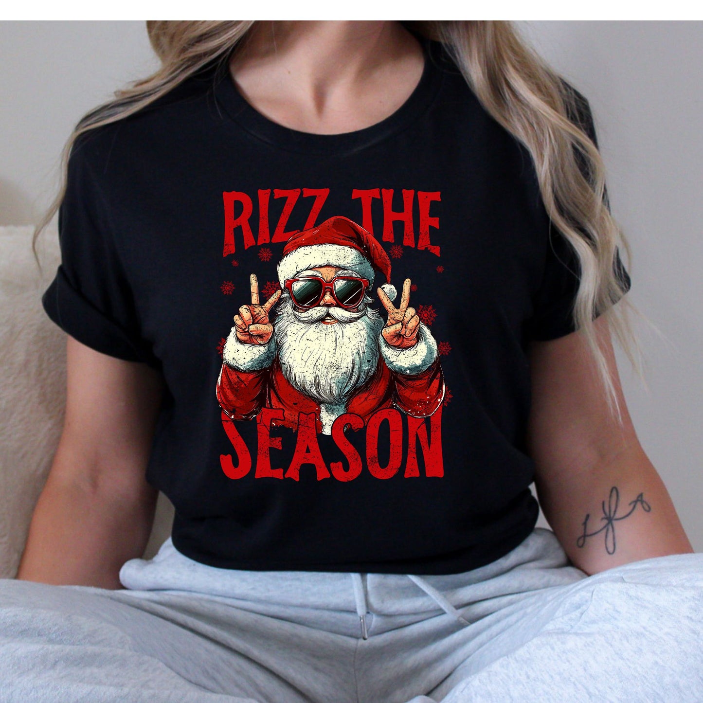 Rizz The Season T-Shirt, Long Sleeve T or Crewneck Sweatshirt