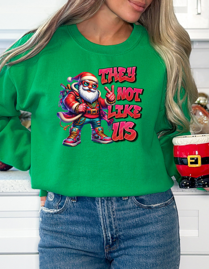 They Not Like Us Crewneck/Hoodie/Long Sleeve Christmas Stoopid Original