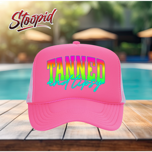 Tanned and Tispsy Stoopid Original Trucker Hat