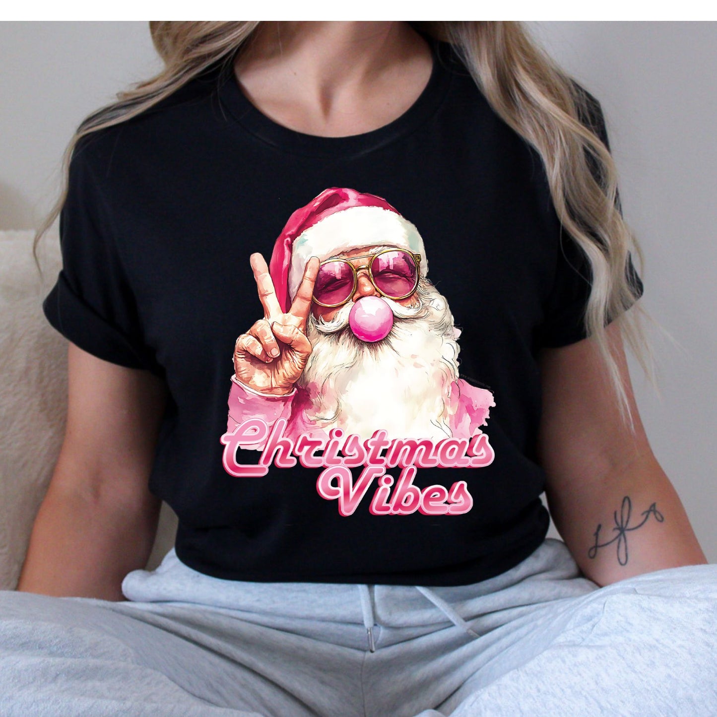 Christmas Vibes T-Shirt, Long Sleeve T or Crewneck Sweatshirt