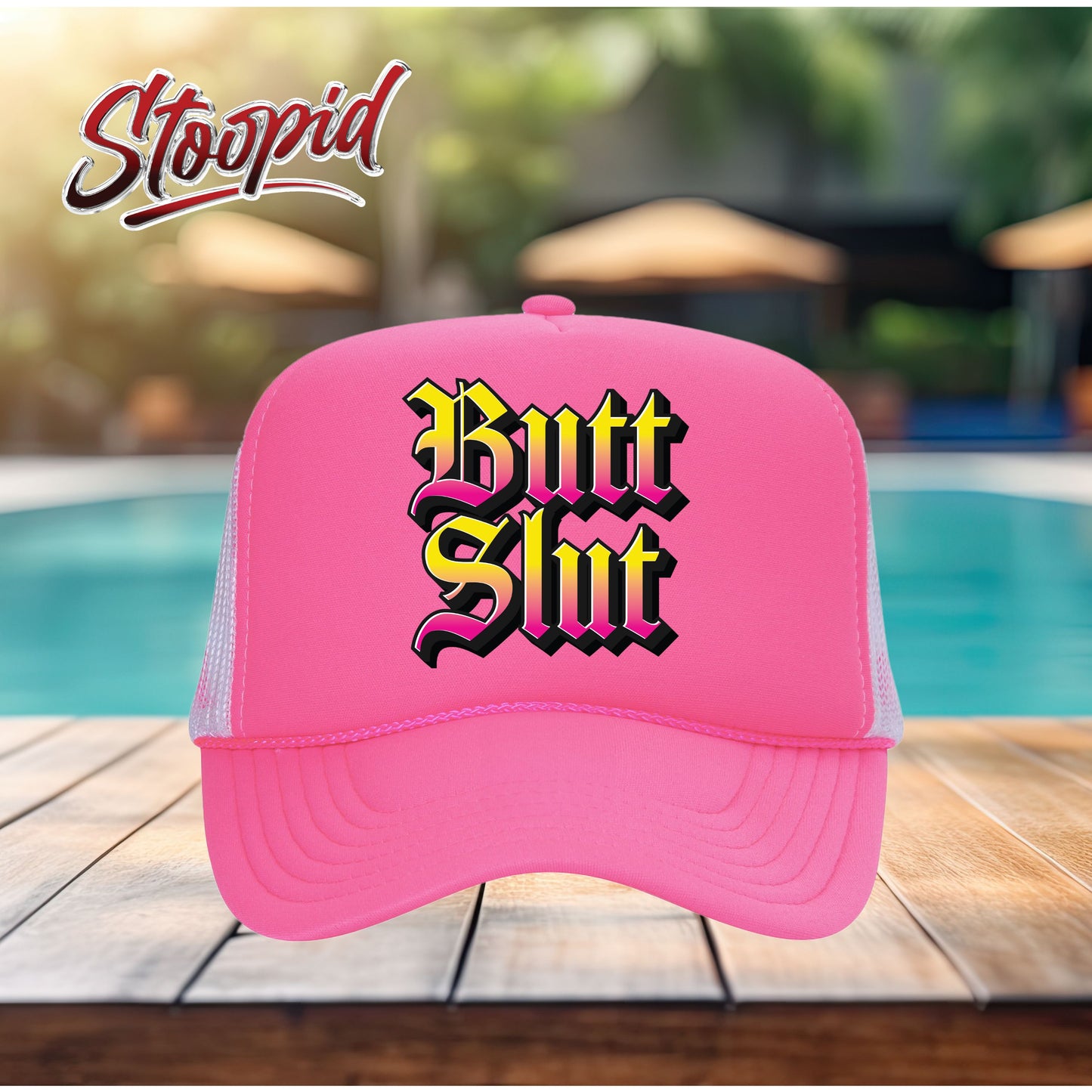 Butt Slut Stoopid Original Trucker Hat