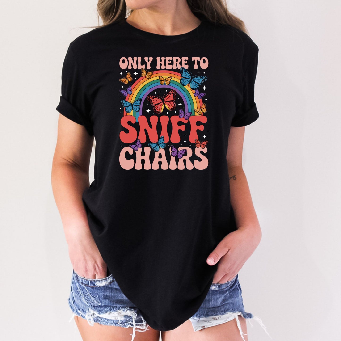 Only Here to Sniff Charis Champion Stoopid Original T-Shirt
