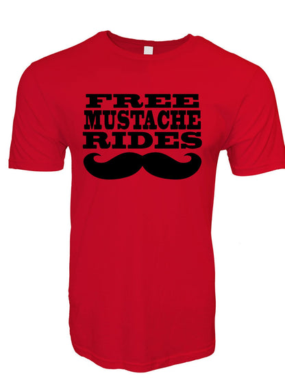Free Mustache Rides Stoopid Original T-Shirt