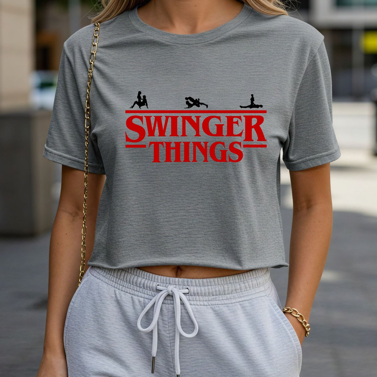 Swinger Things Crop Top or Racerback Tank
