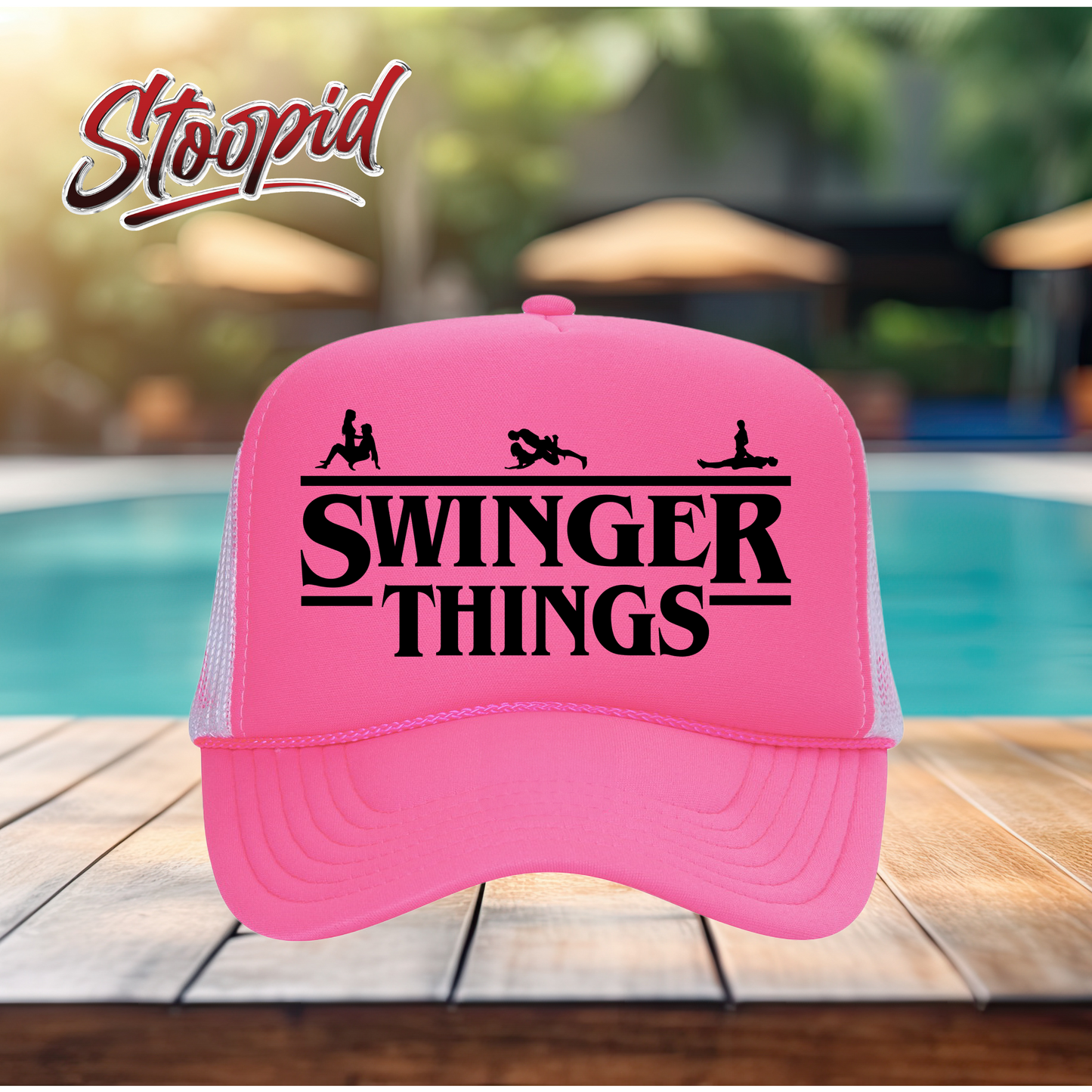 Swinger Things Stoopid Original Trucker Hat