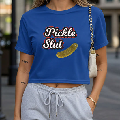 Pickle Slut Crop Top or Racerback Tank