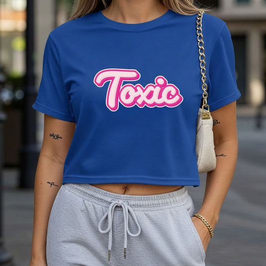 Toxic Crop Top or Racerback Tank