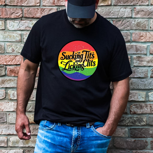 Sucking Tits and Licking Clits Stoopid Original T-Shirt