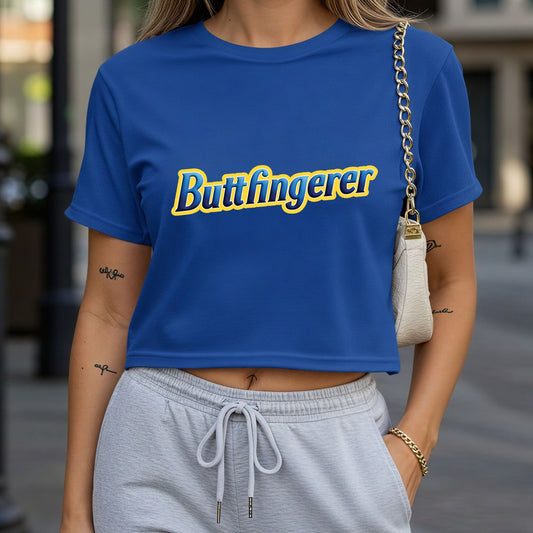 Buttfingerer Crop Top or Racerback Tank