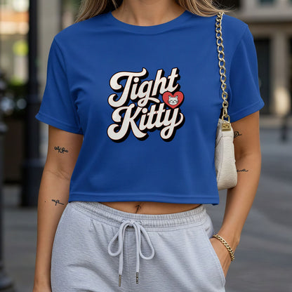 Tight Kitty Crop Top or Racerback Tank