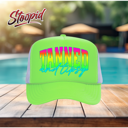Tanned and Tispsy Stoopid Original Trucker Hat