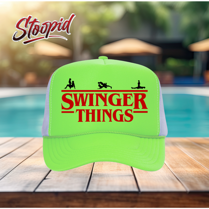 Swinger Things Stoopid Original Trucker Hat
