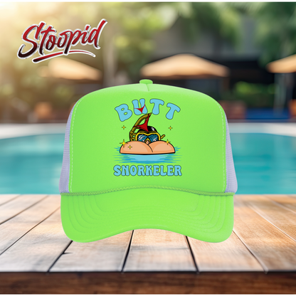 Butt Snorkeler Stoopid Original Trucker Hat