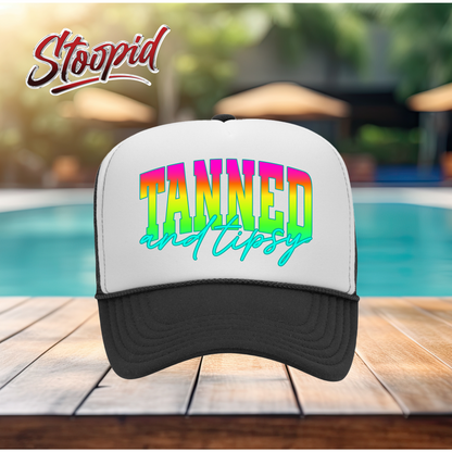 Tanned and Tispsy Stoopid Original Trucker Hat