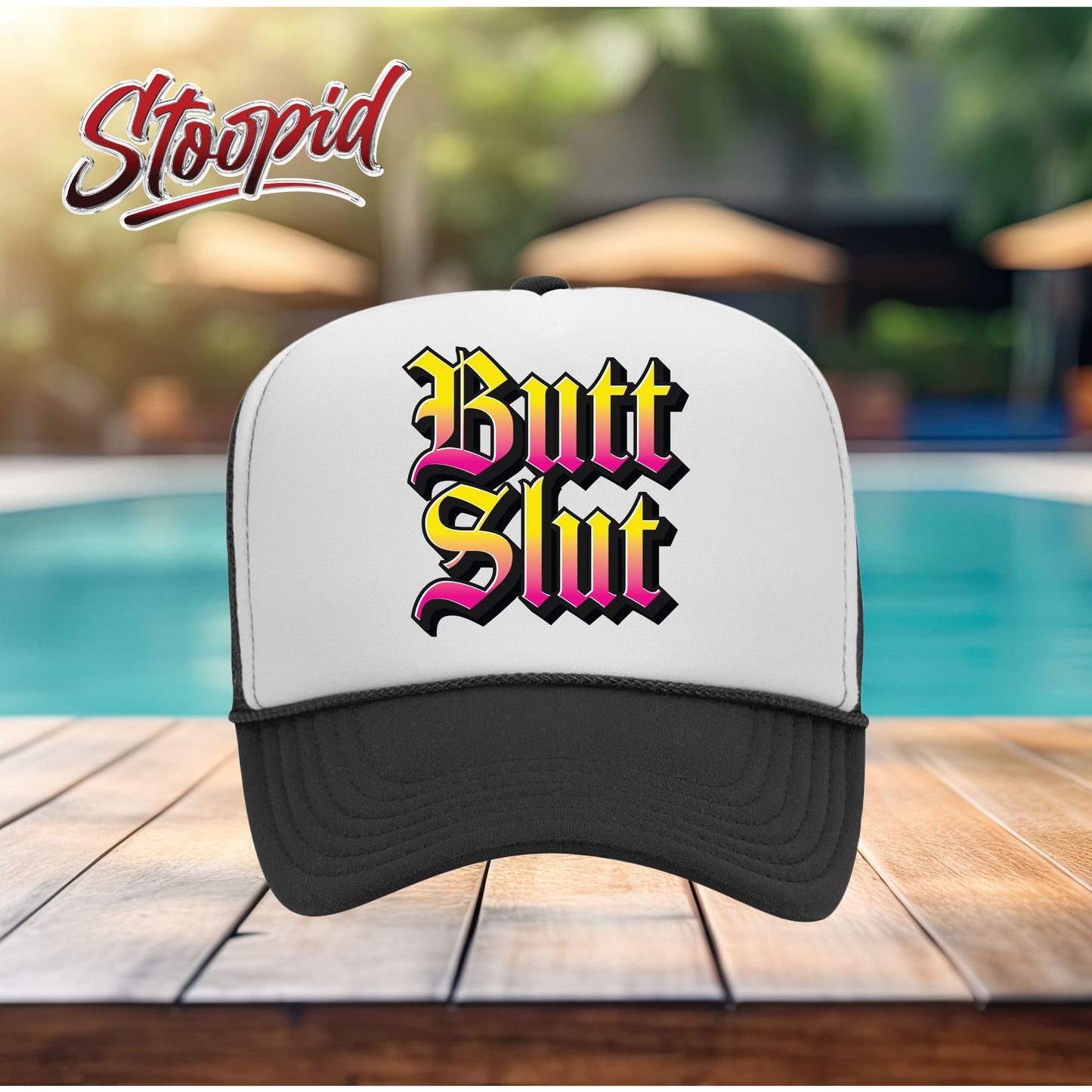 Butt Slut Stoopid Original Trucker Hat