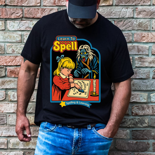 Learn to Spell Funny T-Shirt or Crewneck Sweatshirt