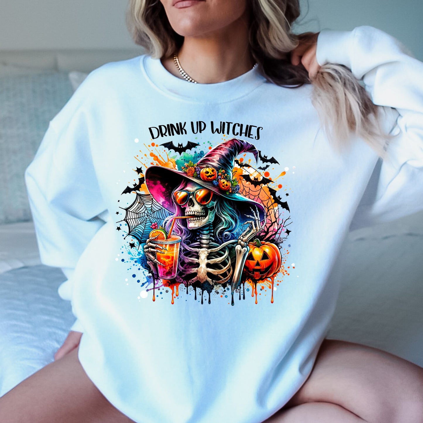 Drink Up Witches T-Shirt or Crewneck Sweatshirt