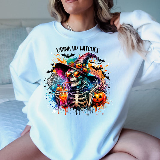 Drink Up Witches T-Shirt or Crewneck Sweatshirt