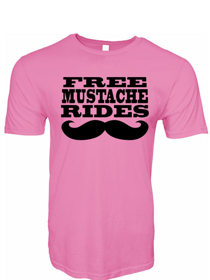 Free Mustache Rides Stoopid Original T-Shirt
