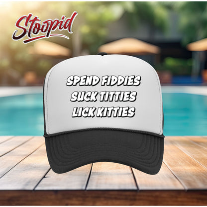 Smells Like Slut In Here Stoopid Original Trucker Hat (Copy)
