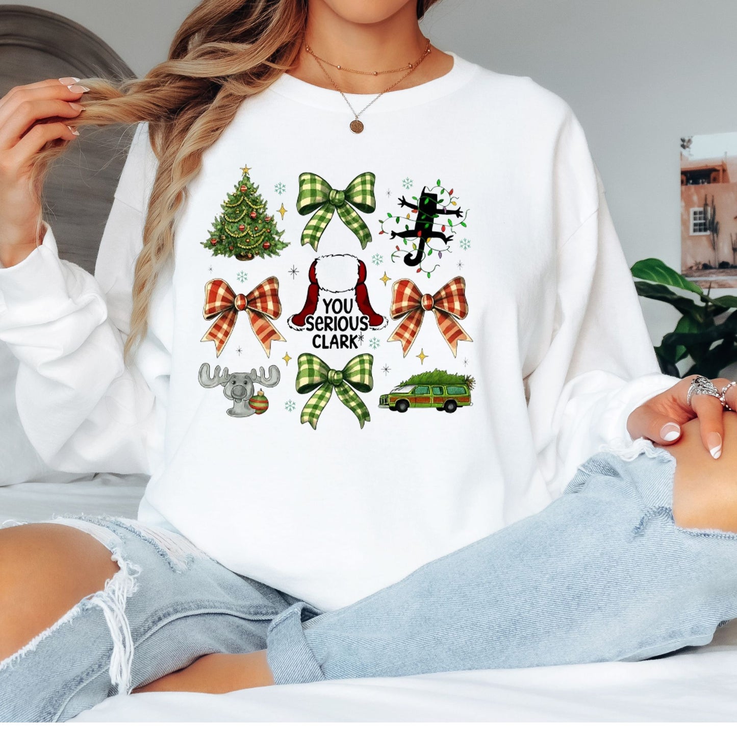 You Serious Clark? Christmas Vacation T-Shirt, Long Sleeve T or Crewneck Sweatshirt