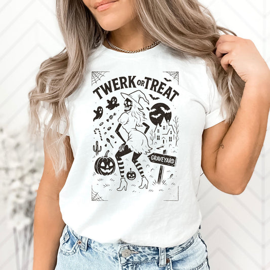 Twerk or Treat T-Shirt or Crewneck Sweatshirt