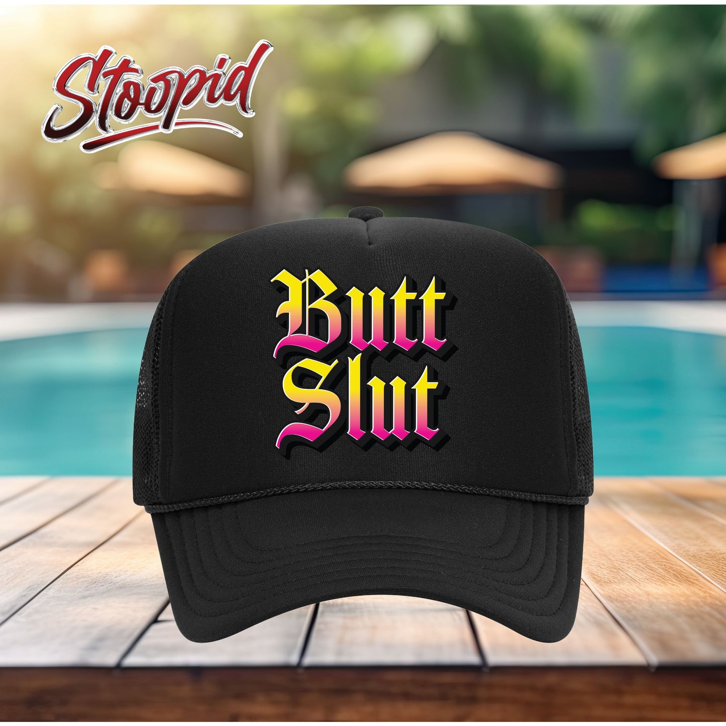 Butt Slut Stoopid Original Trucker Hat