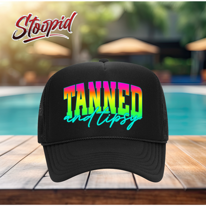 Tanned and Tispsy Stoopid Original Trucker Hat