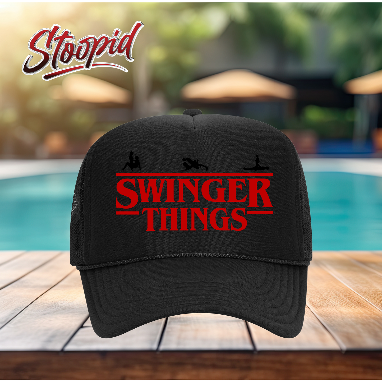 Swinger Things Stoopid Original Trucker Hat