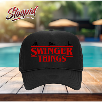 Swinger Things Stoopid Original Trucker Hat