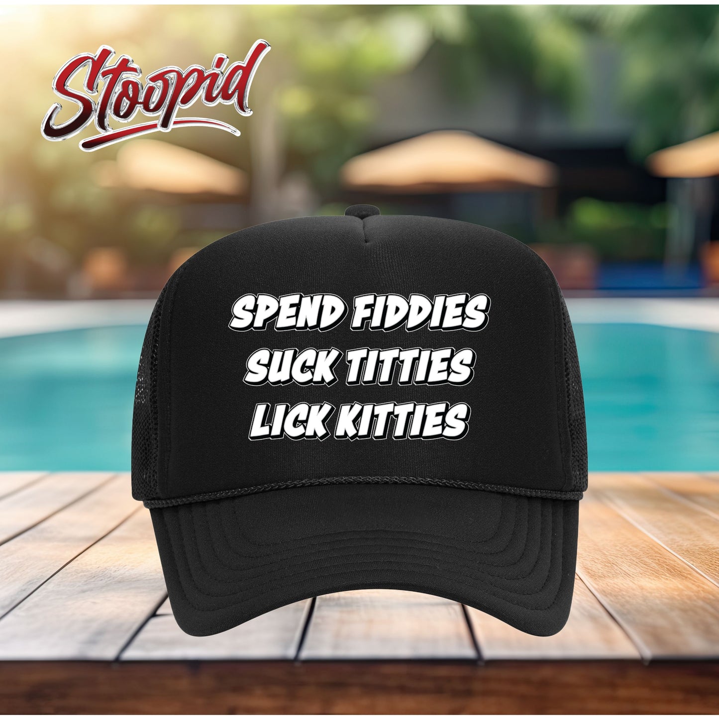 Smells Like Slut In Here Stoopid Original Trucker Hat (Copy)