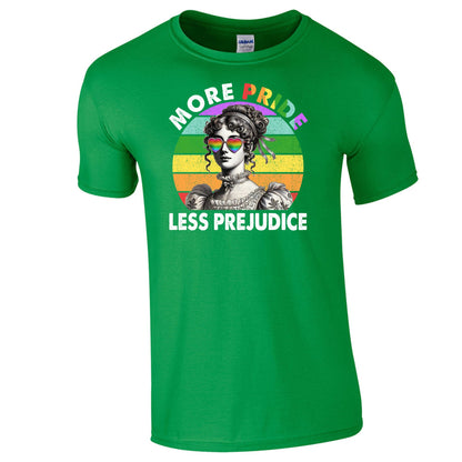 More Pride Less Prejudice LGBTQ+ T-Shirt