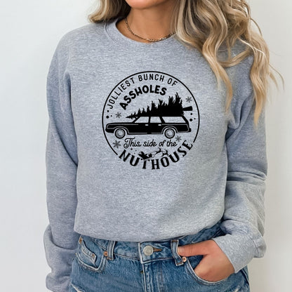 Jolliest Bunch of Assholes T-Shirt, Long Sleeve T or Crewneck Sweatshirt