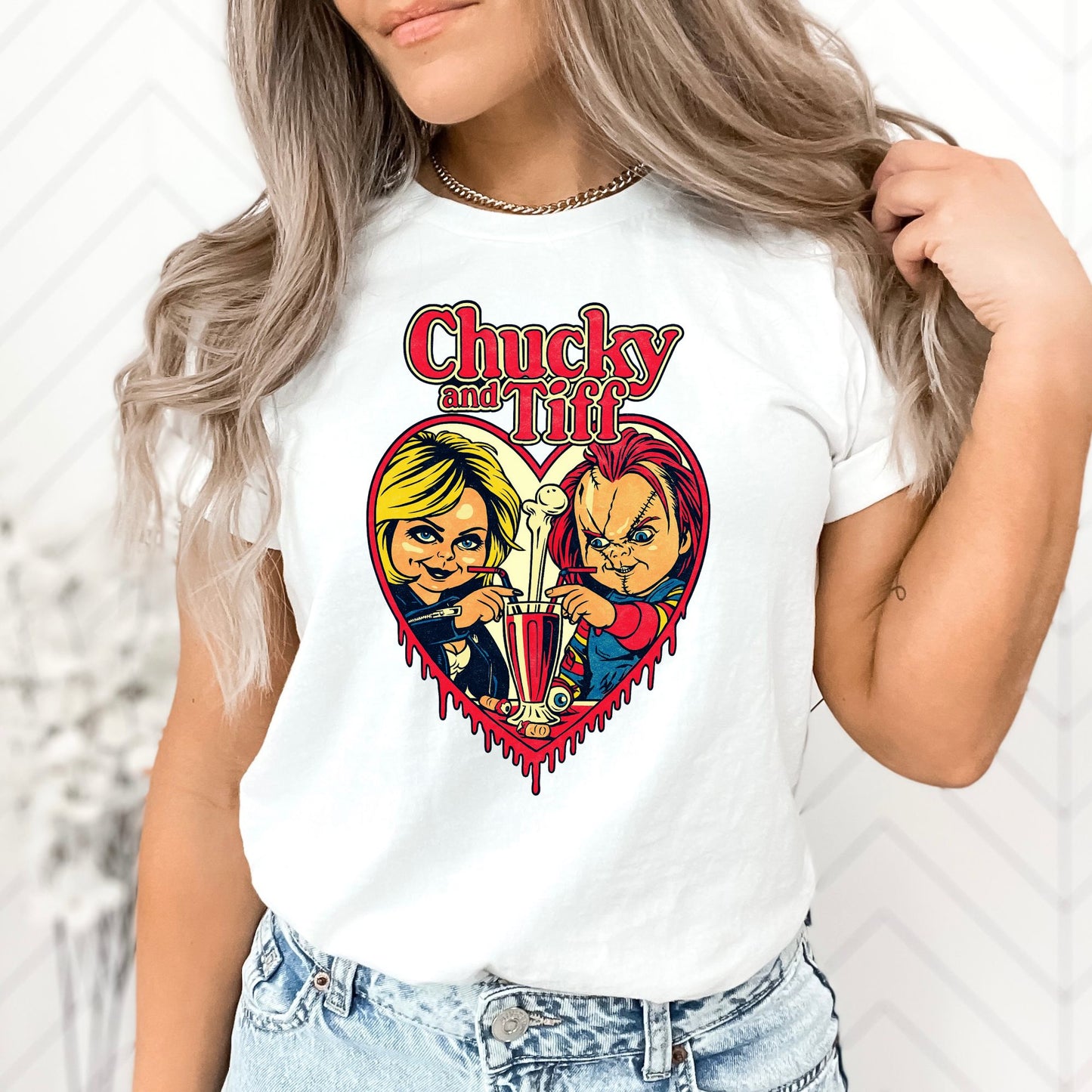 Chucky and Tiff T-Shirt or Crewneck Sweatshirt