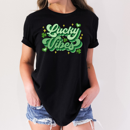 Lucky Vibes St Patrick's Day T-Shirt
