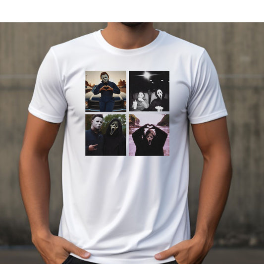 Michael Myers Ghostface Halloween Movies T-Shirt or Crewneck Sweatshirt