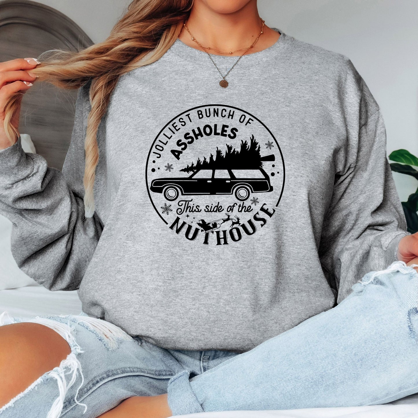 Jolliest Bunch of Assholes T-Shirt, Long Sleeve T or Crewneck Sweatshirt