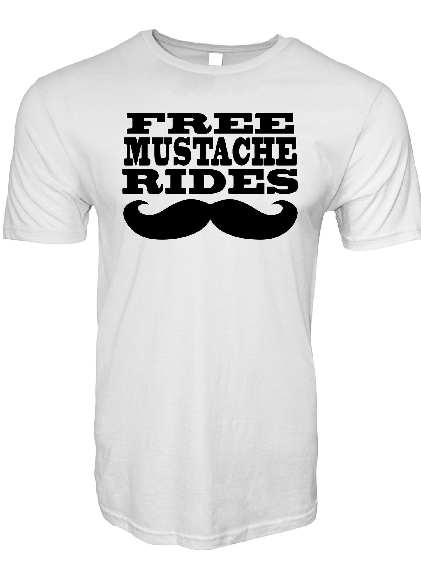 Free Mustache Rides Stoopid Original T-Shirt