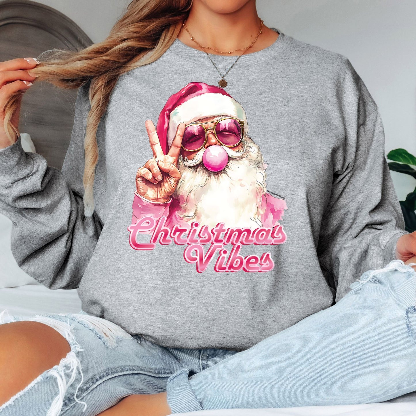 Christmas Vibes T-Shirt, Long Sleeve T or Crewneck Sweatshirt