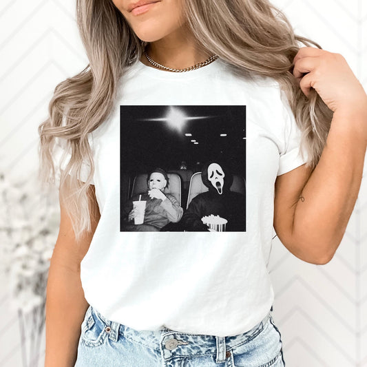 Michael Myers Ghostface Halloween Movies T-Shirt or Crewneck Sweatshirt