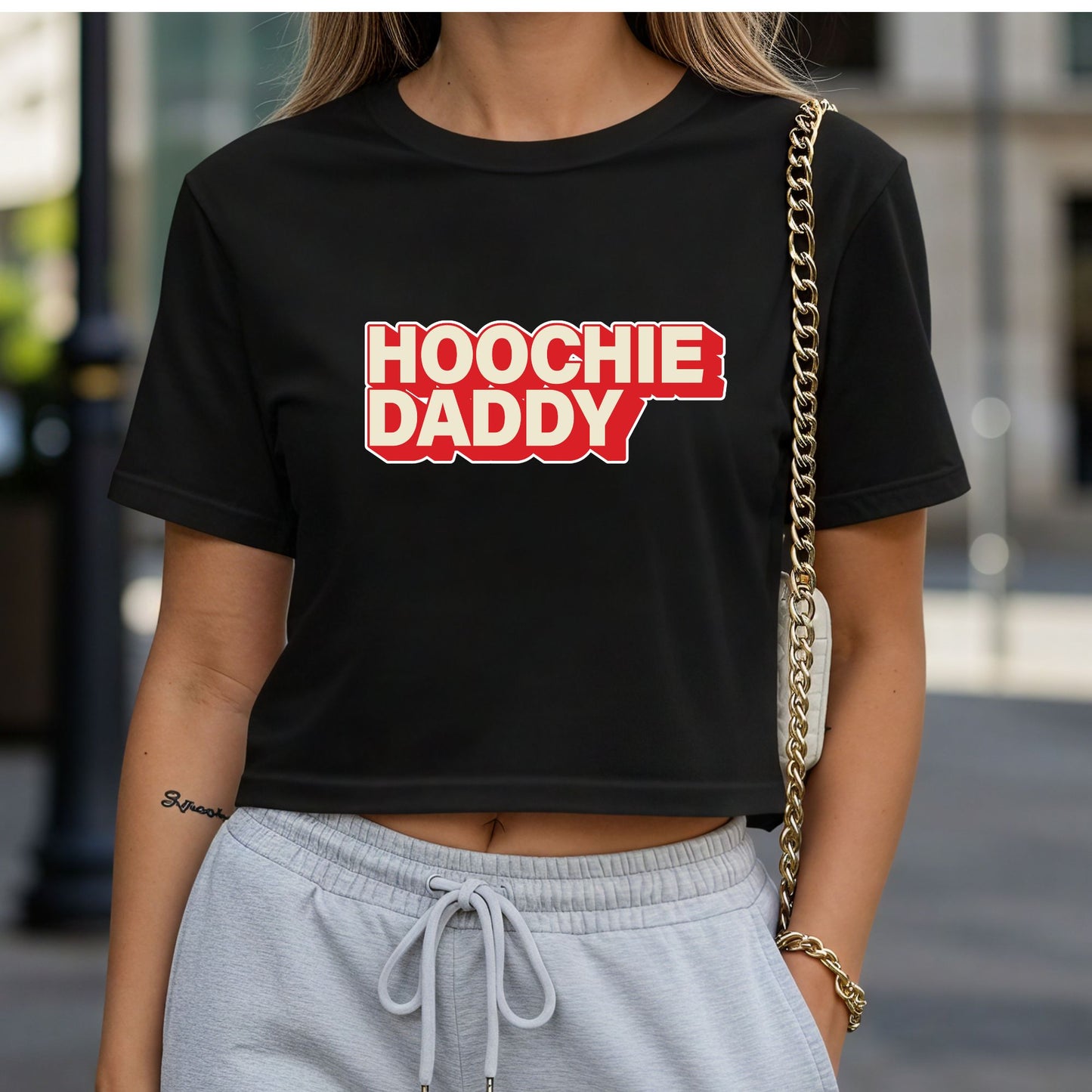 Hoochie Daddy Crop Top or Racerback Tank