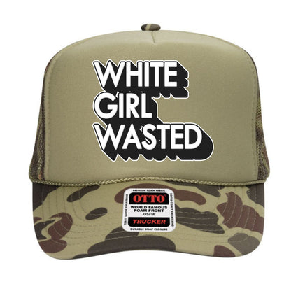 White Girl Wasted Trucker Hat