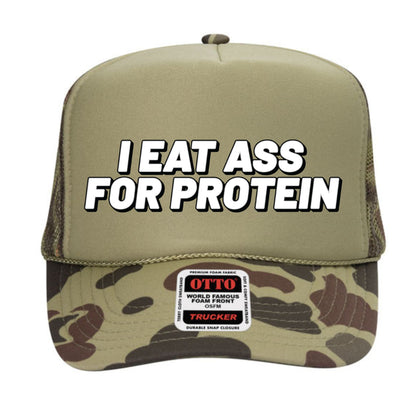 I Eat Ass For Protein Trucker Hat