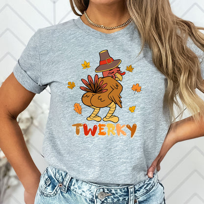 Twerky Thanksgiving T-Shirt, Long Sleeve T or Crewneck Sweatshirt