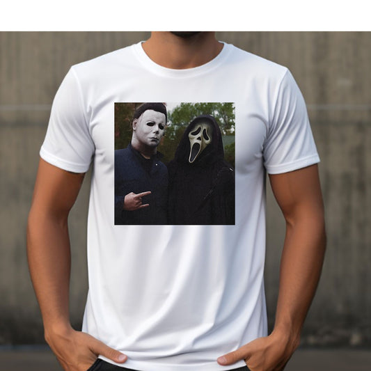 Michael Myers Ghostface Halloween Movies T-Shirt or Crewneck Sweatshirt
