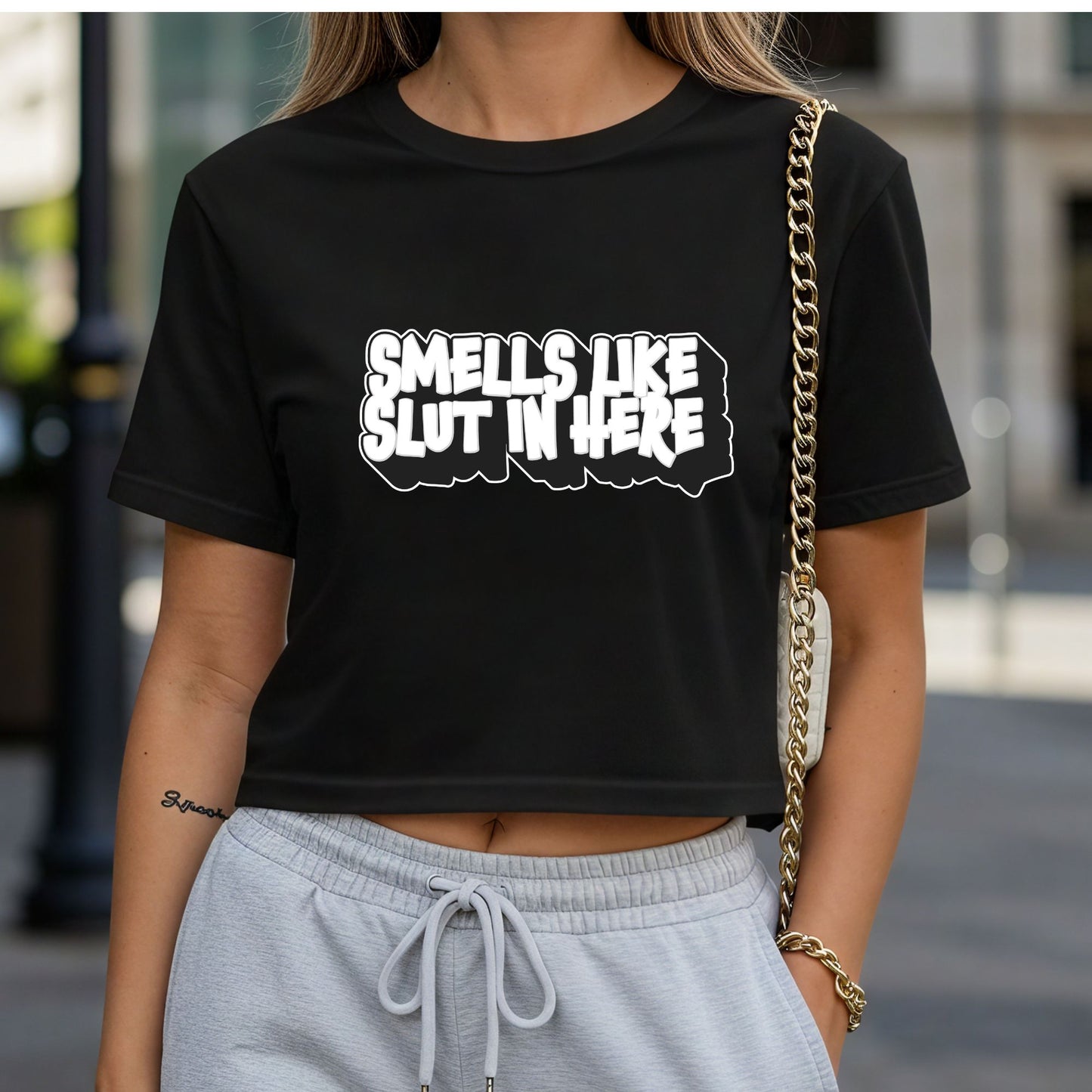 Smells Like Slut In Here Crop Top or Racerback Tank