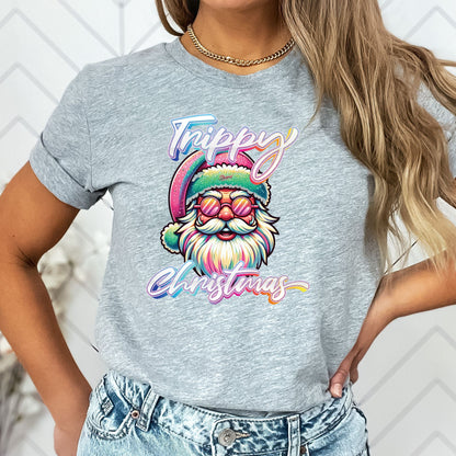 Trippy Christmas T-Shirt, Long Sleeve T or Crewneck Sweatshirt