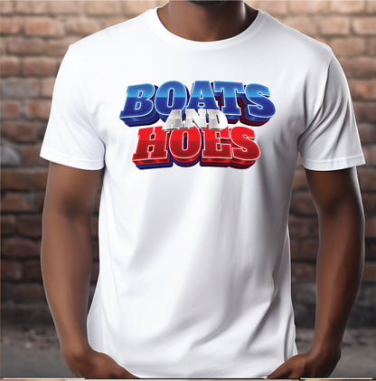 "Boats and Hoes" Stoopid Original T-Shirt