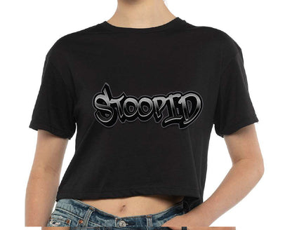 Stoopid "The Onxy" Crop Top